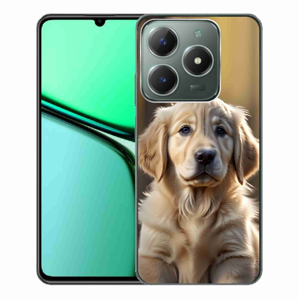 mmCase géltok a Realme C61-hez – aranyos arany retriever