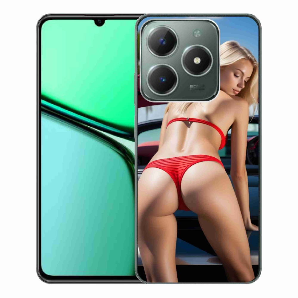 mmCase gélhuzat a Realme C61-hez – szexi nő 2