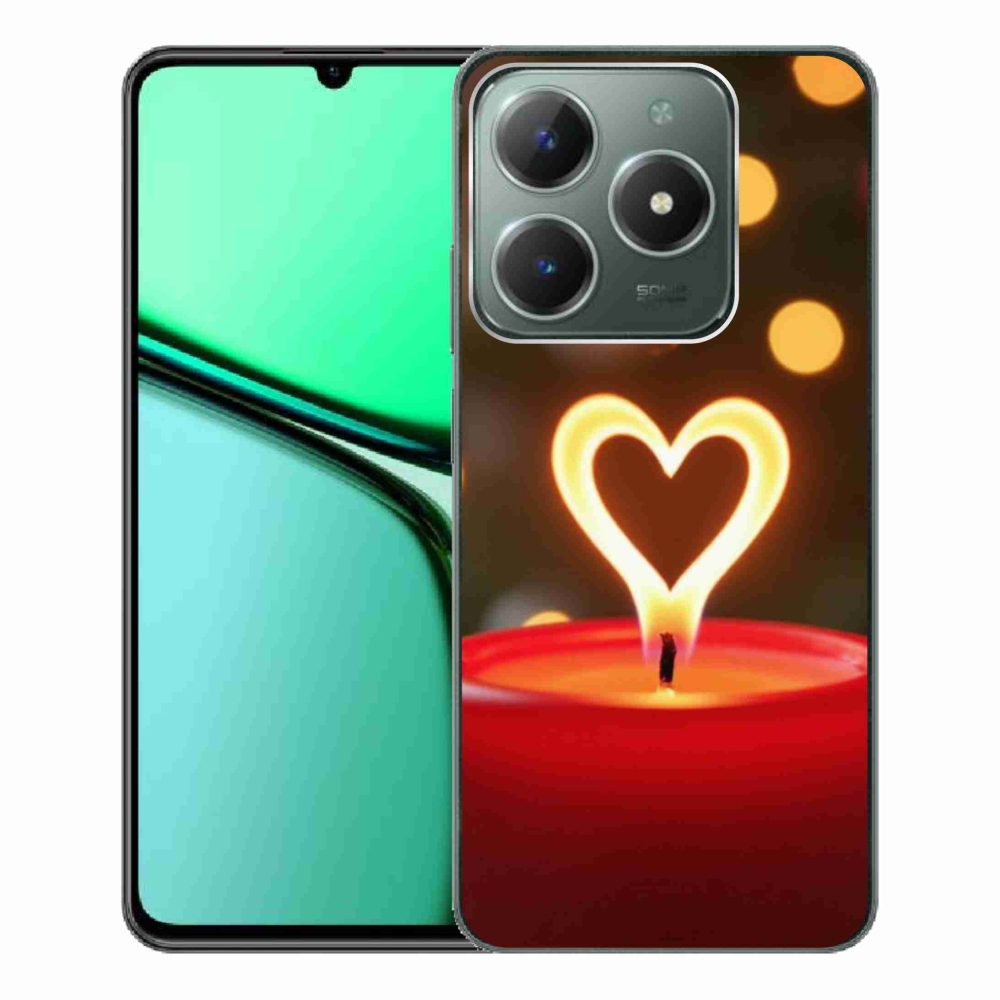mmCase géltok a Realme C61-hez – lángoló szív