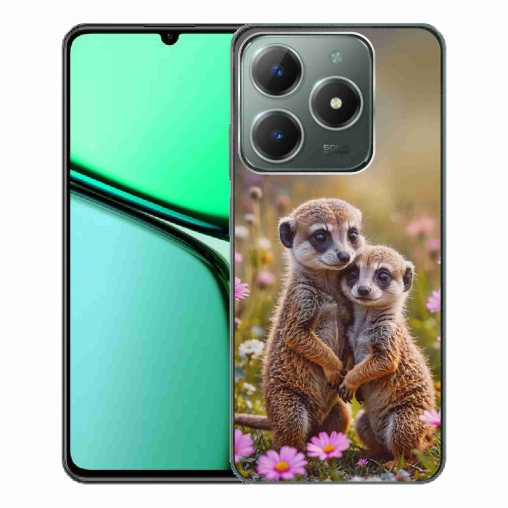 mmCase gélhuzat a Realme C61-hez – szurikáta-duó
