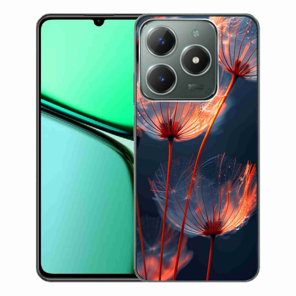 mmCase gél tok a Realme C61-hez – világító szőrszálak