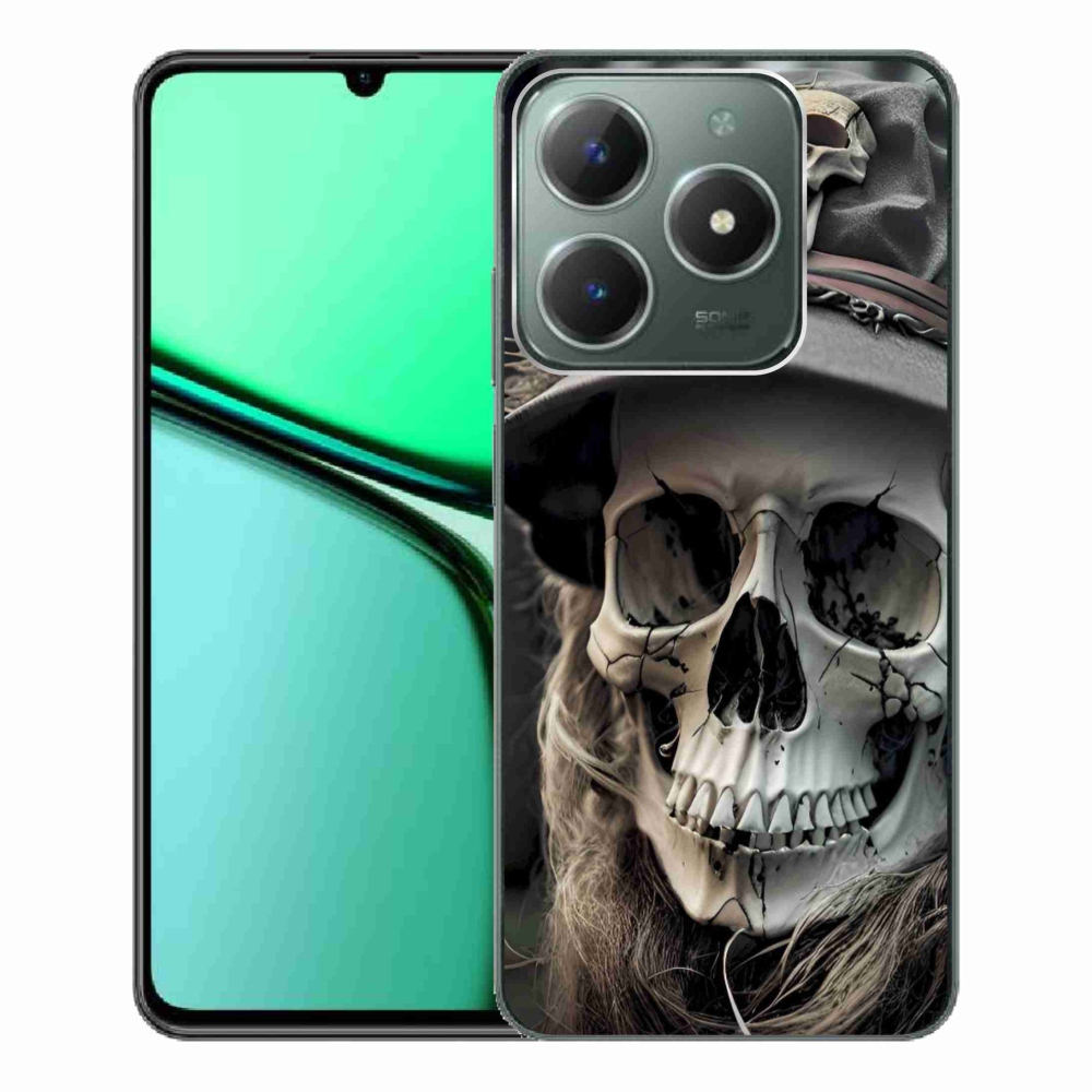 mmCase géltok a Realme C61-hez – sötét koponya