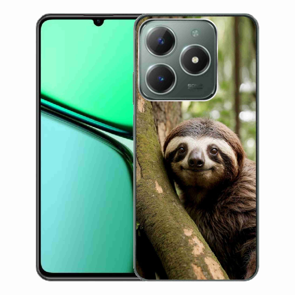 mmCase géltok a Realme C61-hez – mosolygós lajhár
