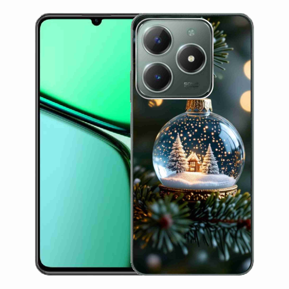 mmCase gél tok a Realme C61-hez – karácsonyi gömb 2