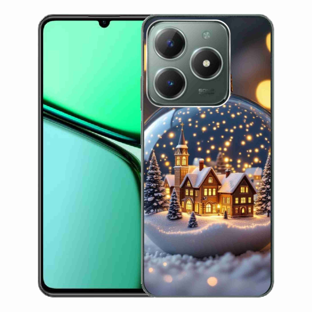 mmCase gél tok a Realme C61-hez – karácsonyi gömb 4