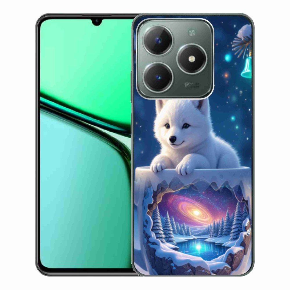 mmCase gél tok a Realme C61-hez – karácsonyi kiskutya
