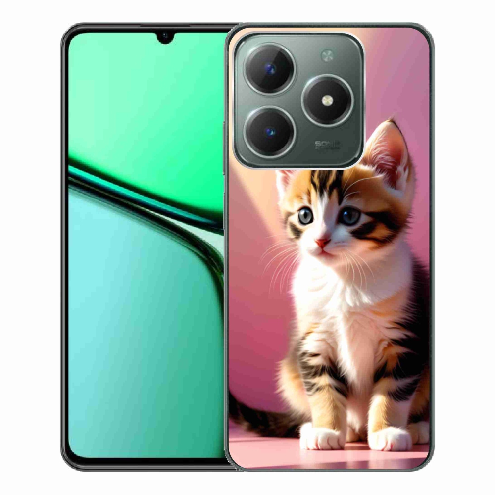 mmCase gél tok a Realme C61-hez – kíváncsi cica 2