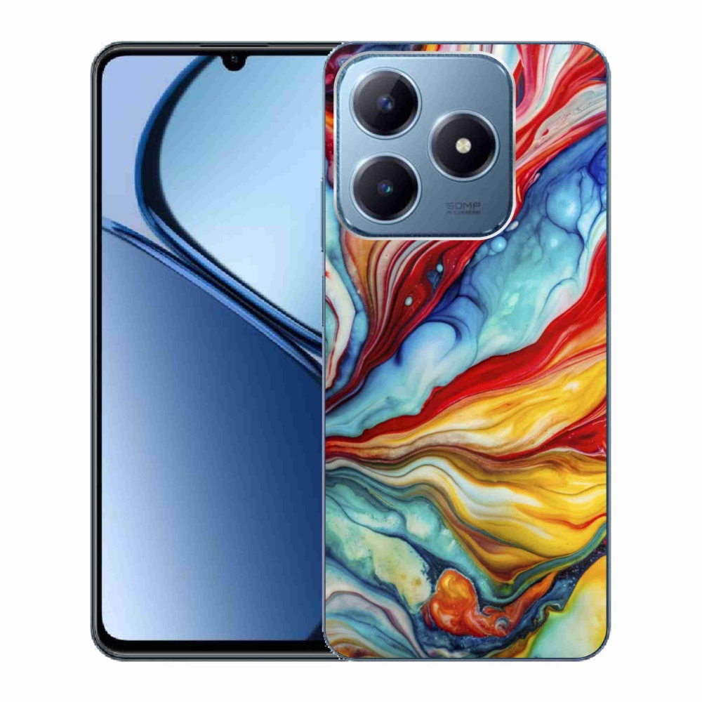 mmCase gélhuzat a Realme C63-hoz – absztrakt motívum 58