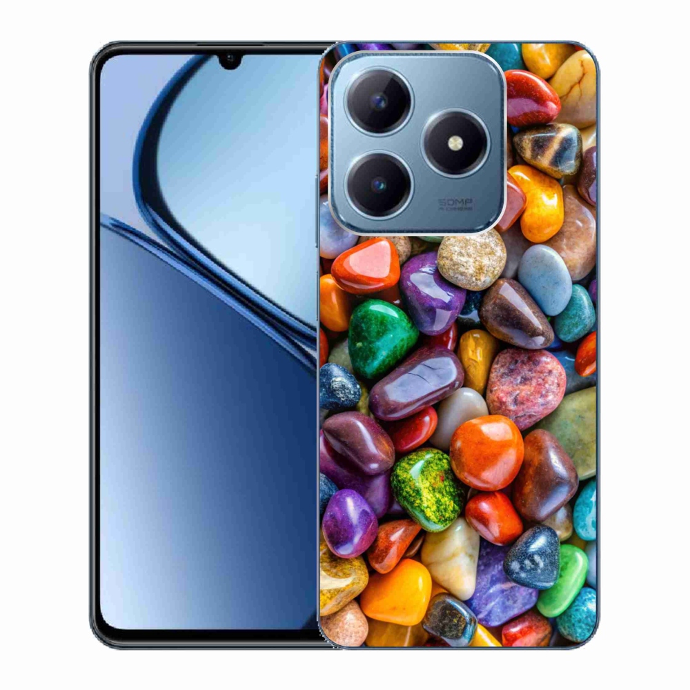 mmCase gél tok a Realme C63-hoz – színes strasszokkal