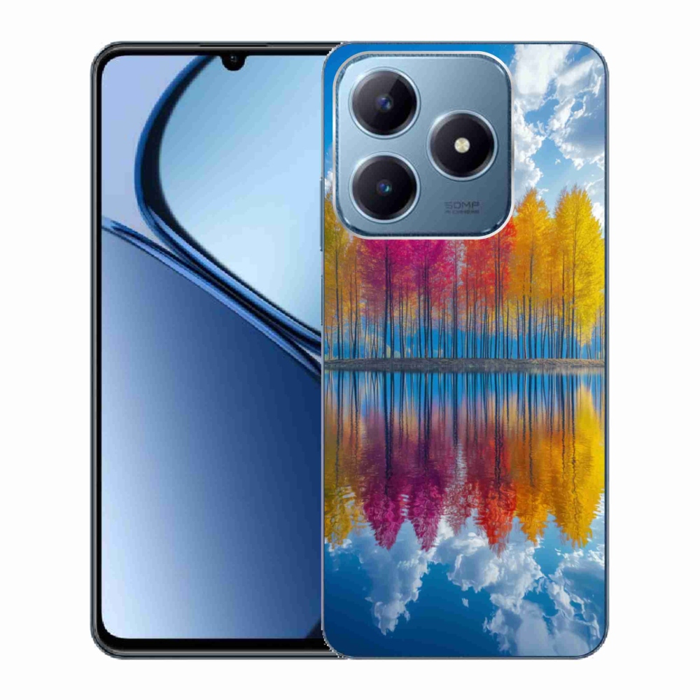 mmCase gél tok a Realme C63-hoz – színes fák