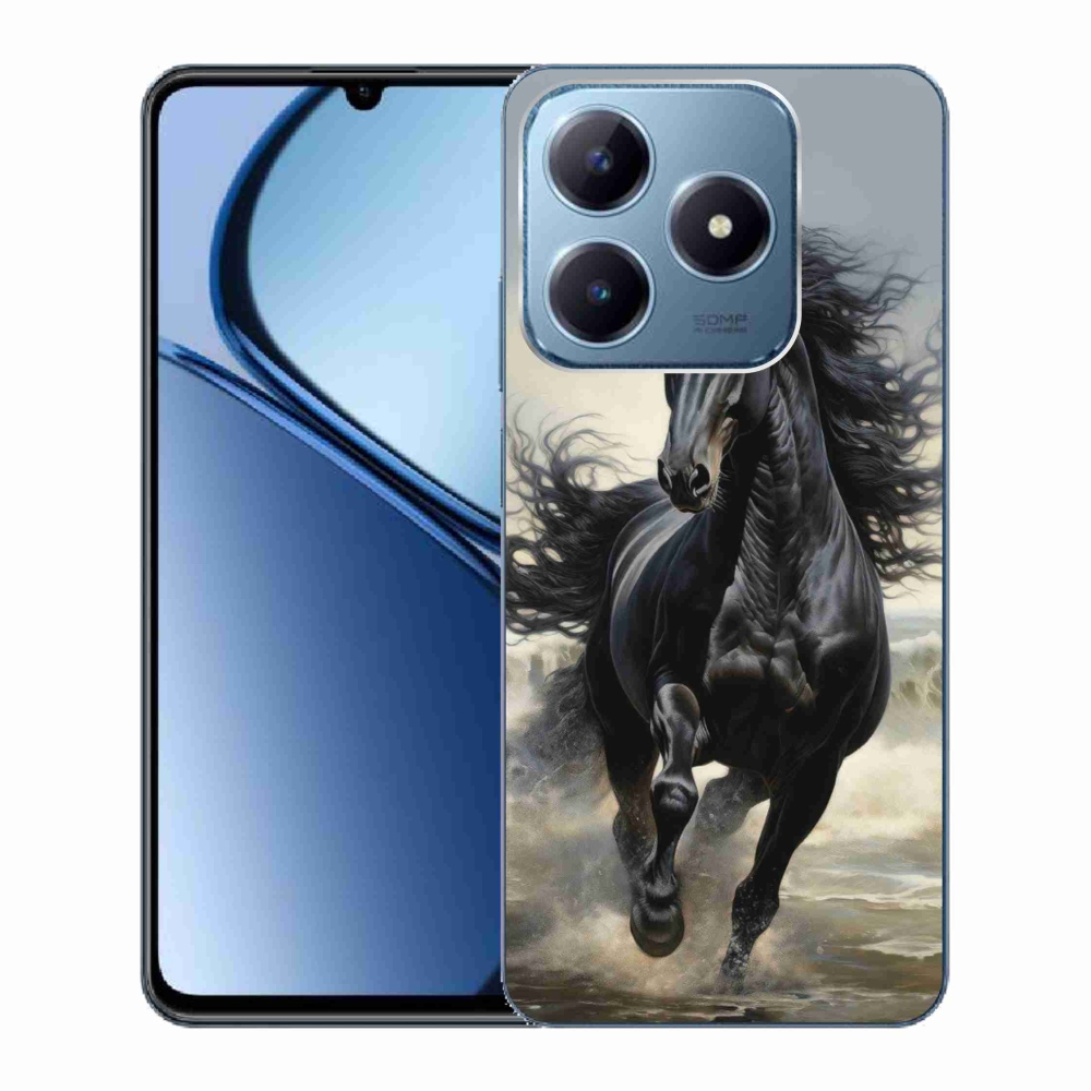 mmCase gélhuzat a Realme C63-hoz – a fekete ló