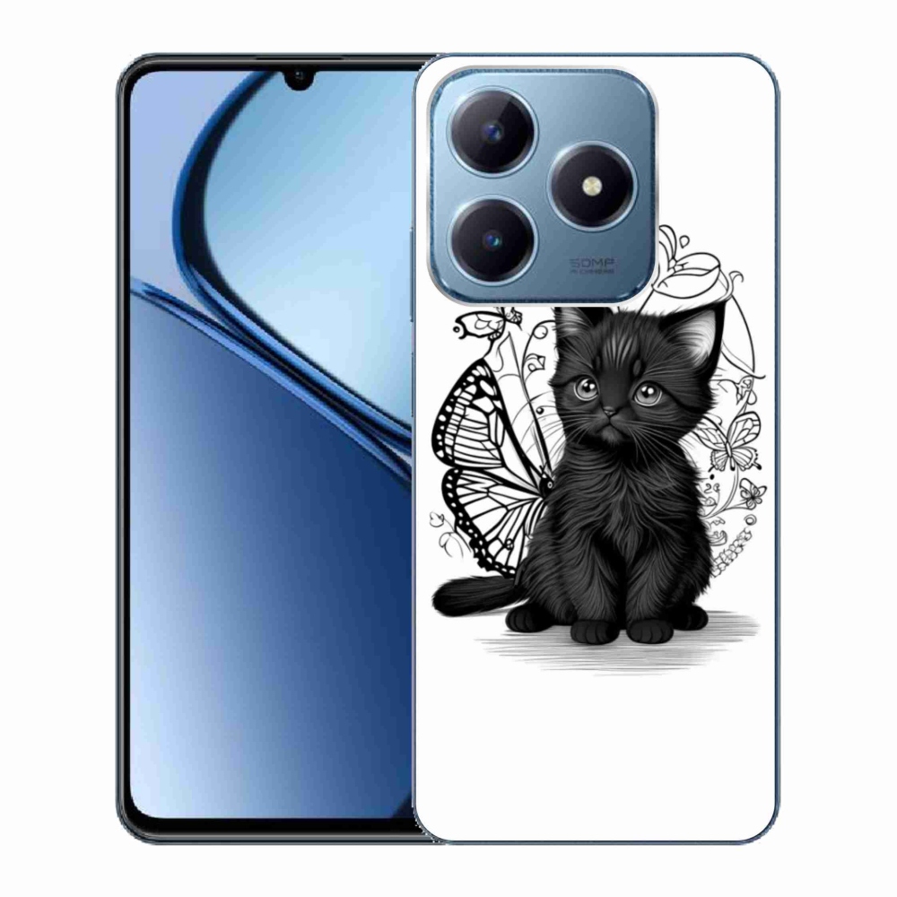 mmCase géltok a Realme C63-hoz – fekete cica
