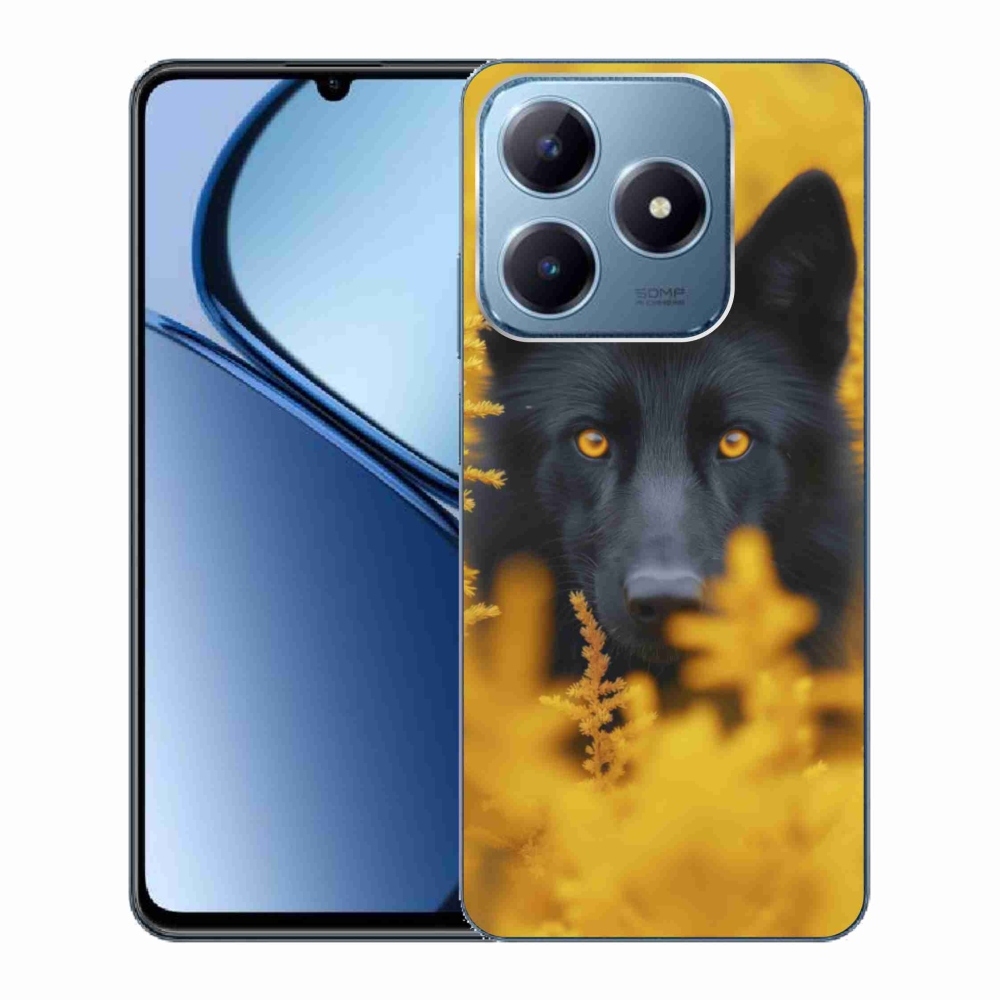 mmCase gél tok a Realme C63-hoz – fekete farkas 2