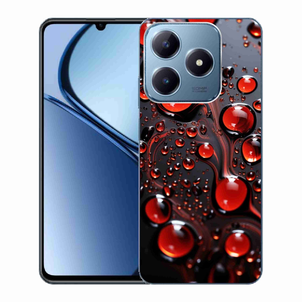mmCase géltok a Realme C63-hoz – piros cseppek 2