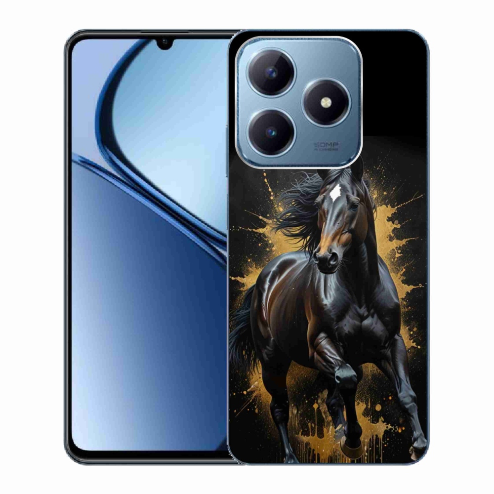 mmCase géltok a Realme C63-hoz – elegáns fekete csikó