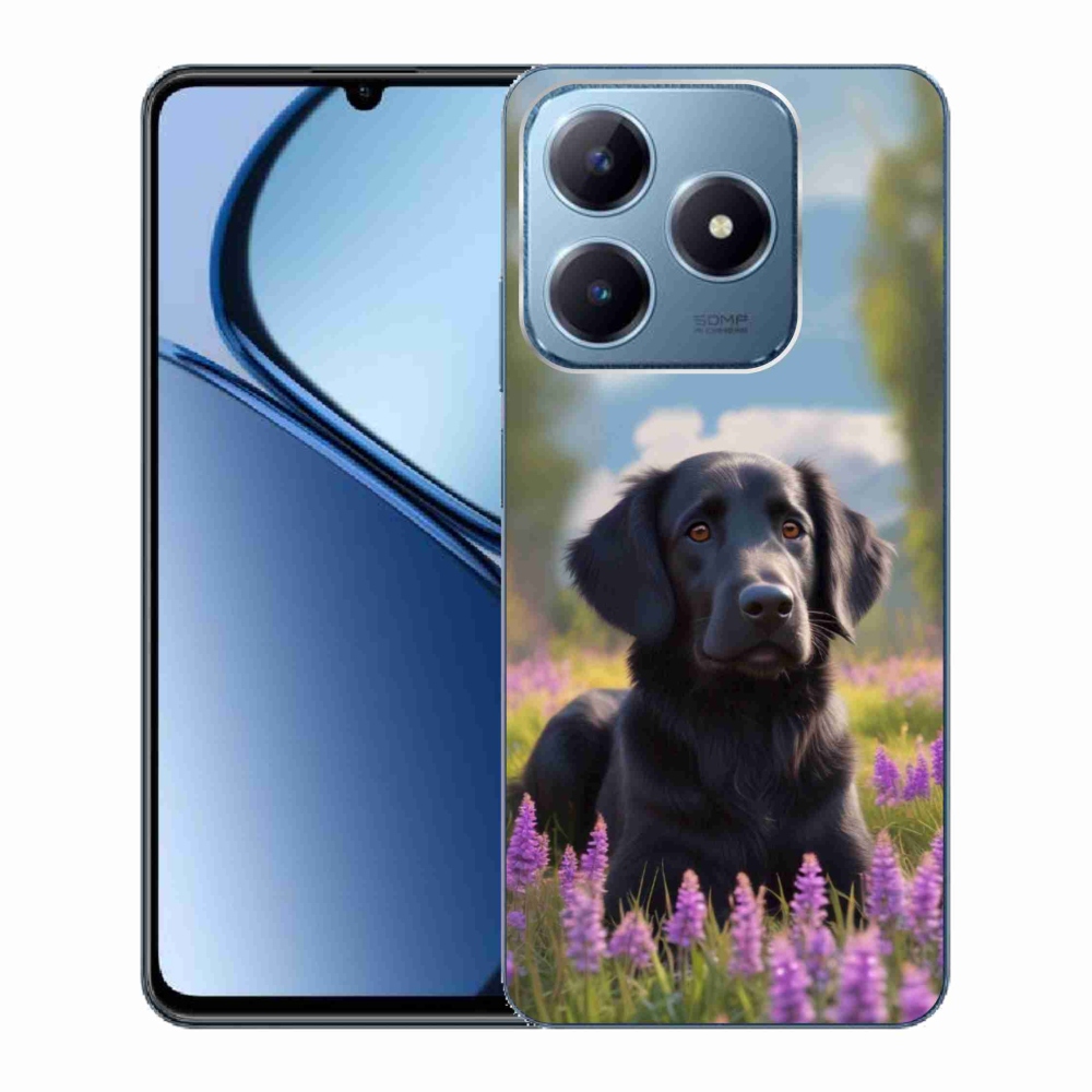 mmCase géltok a Realme C63-hoz – elegáns fekete retriever