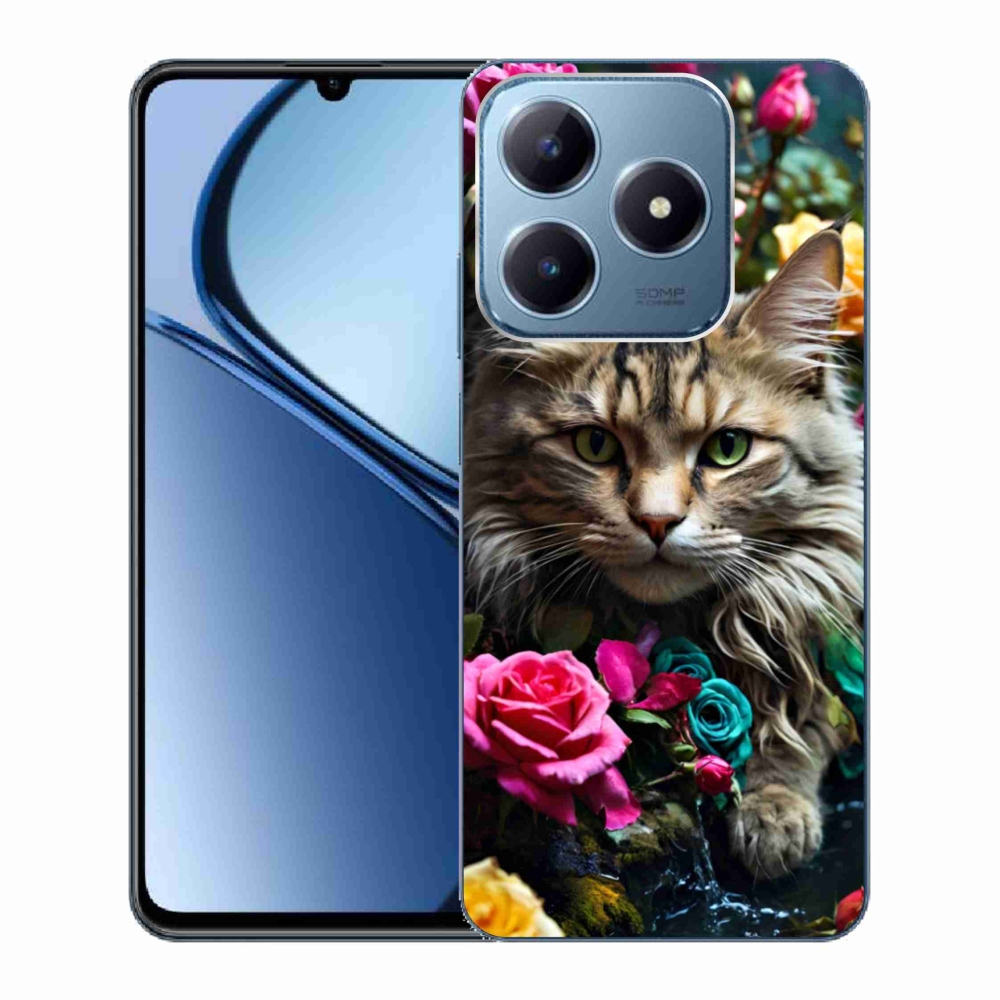 mmCase géltok a Realme C63-hoz – macskás mintázat 2