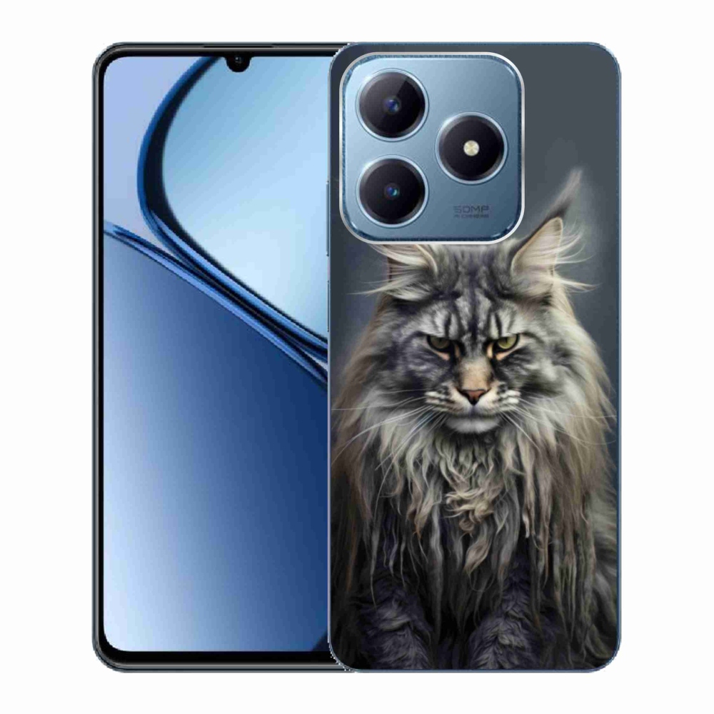 mmCase géltok a Realme C63-hoz – macskás mintázat 4