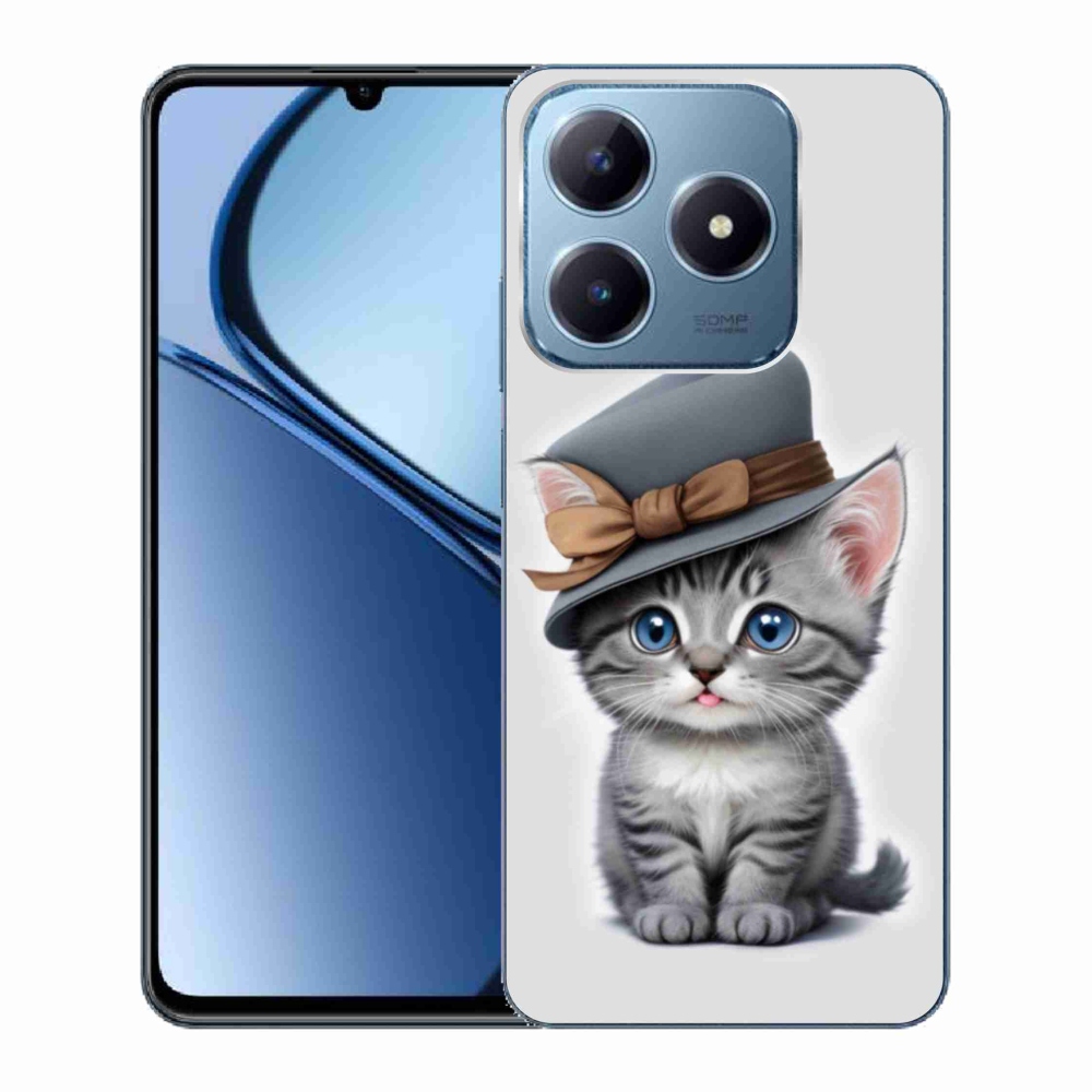 mmCase géltok a Realme C63-hoz – kalapos cica