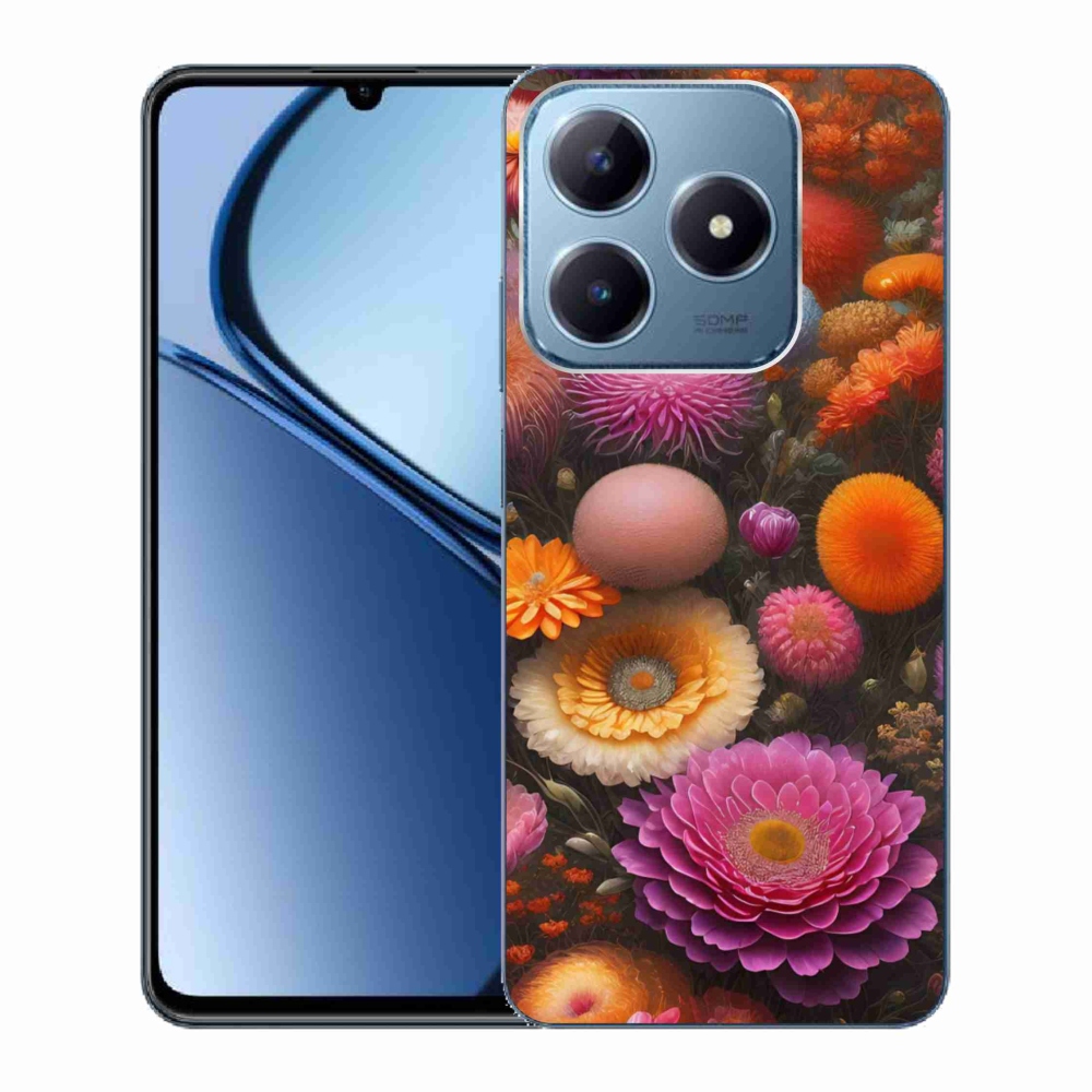 mmCase géltok a Realme C63-hoz – virágkompozíció
