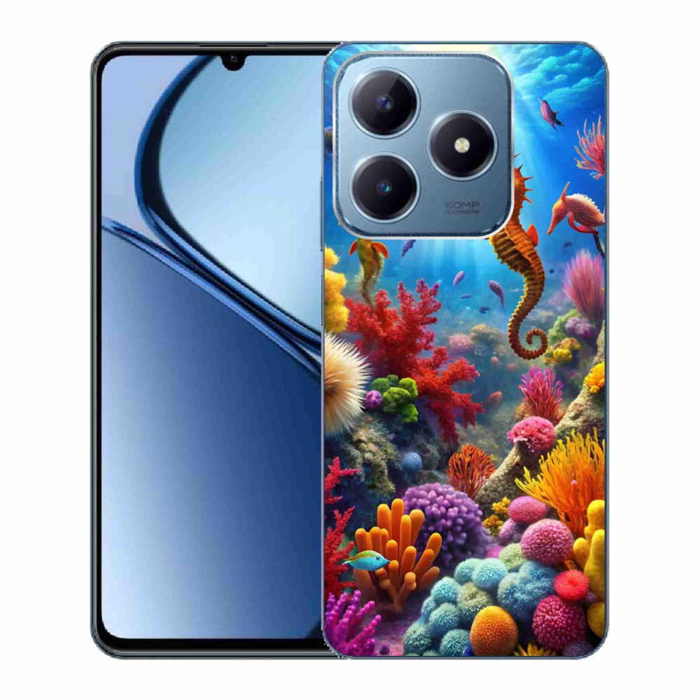 mmCase gélhuzat a Realme C63-hoz – Tengeri világ 3