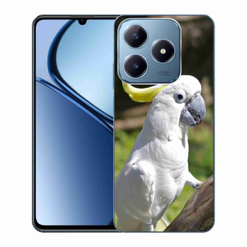 mmCase gélhuzat a Realme C63-hoz – kakadu papagáj 2