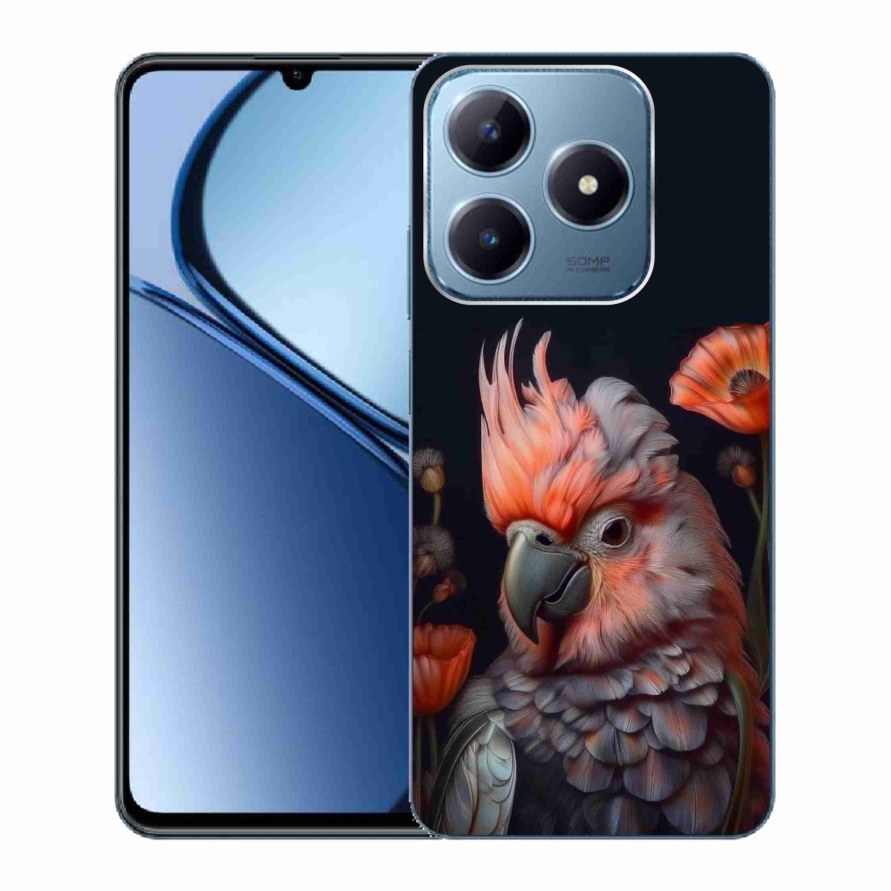 mmCase géltok a Realme C63-hoz – színes kakadu papagáj