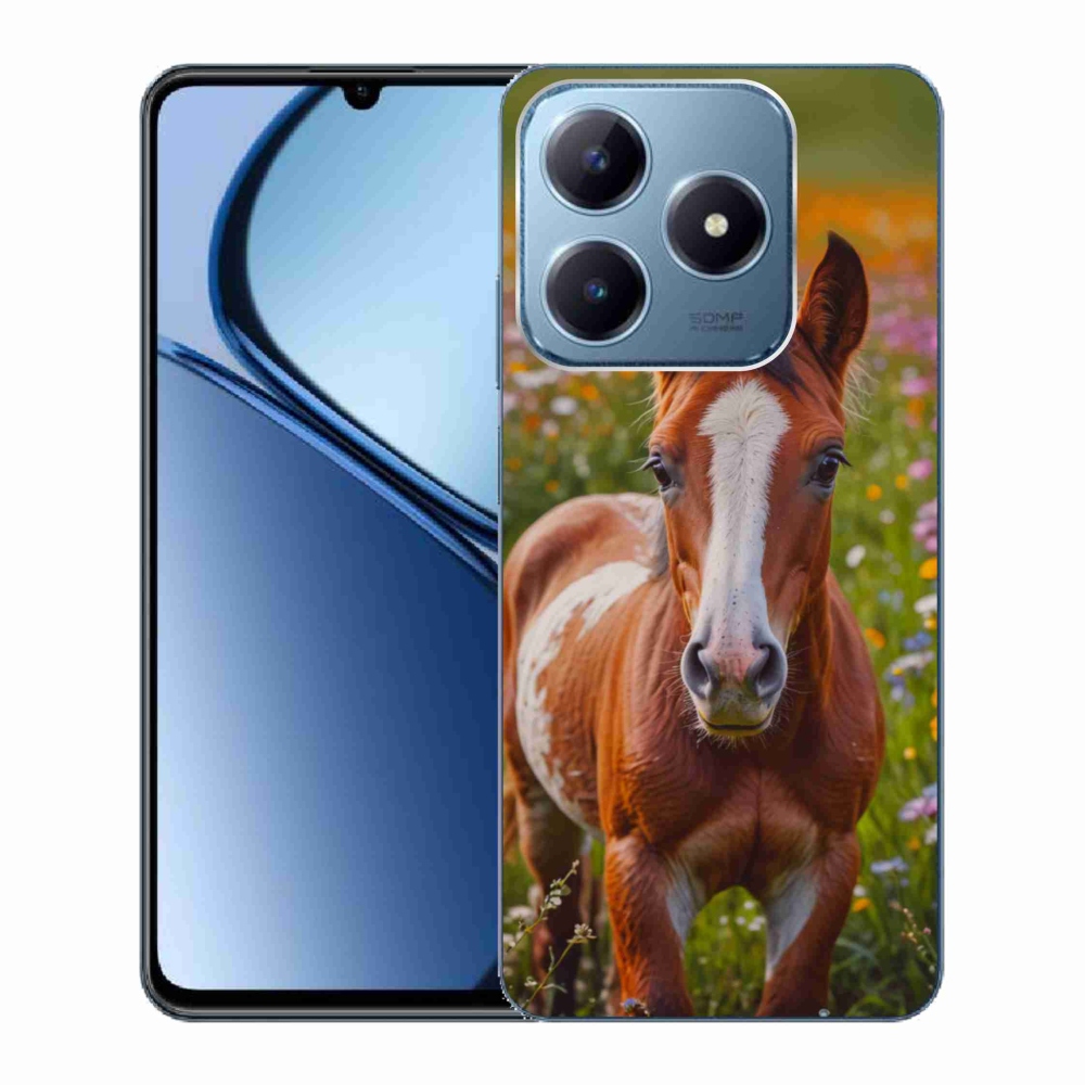 mmCase gél tok a Realme C63-hoz – aranyos csikó