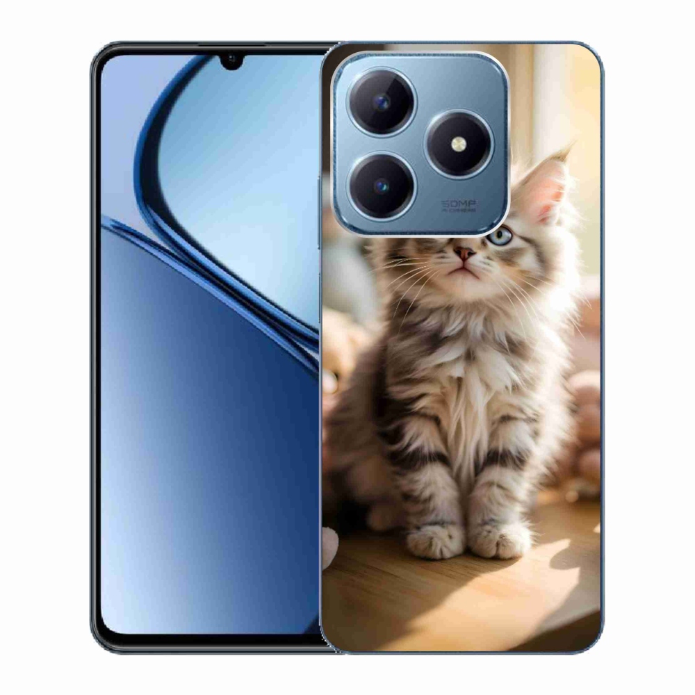 mmCase gél tok a Realme C63-hoz – aranyos cica 10