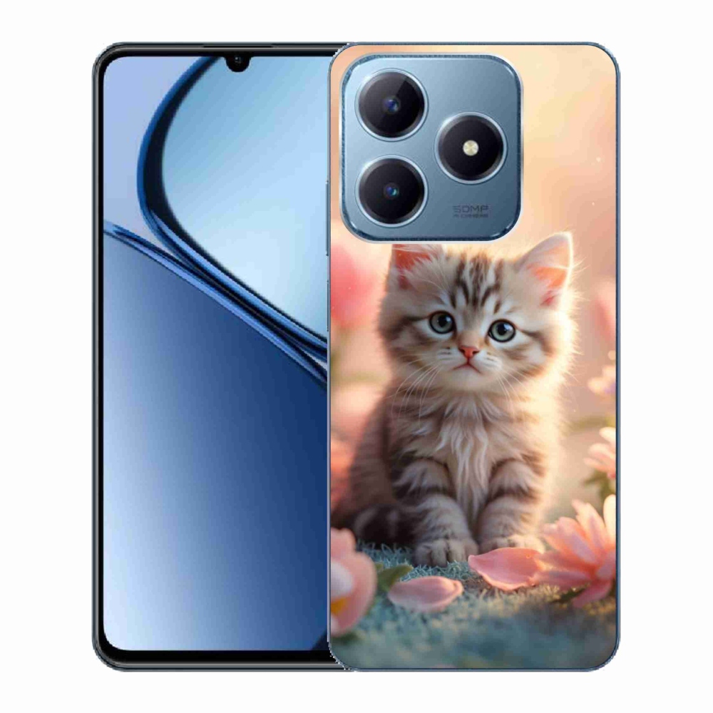 mmCase gél tok a Realme C63-hoz – aranyos cica 8