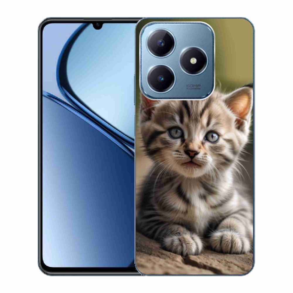 mmCase gél tok a Realme C63-hoz – aranyos cica 9