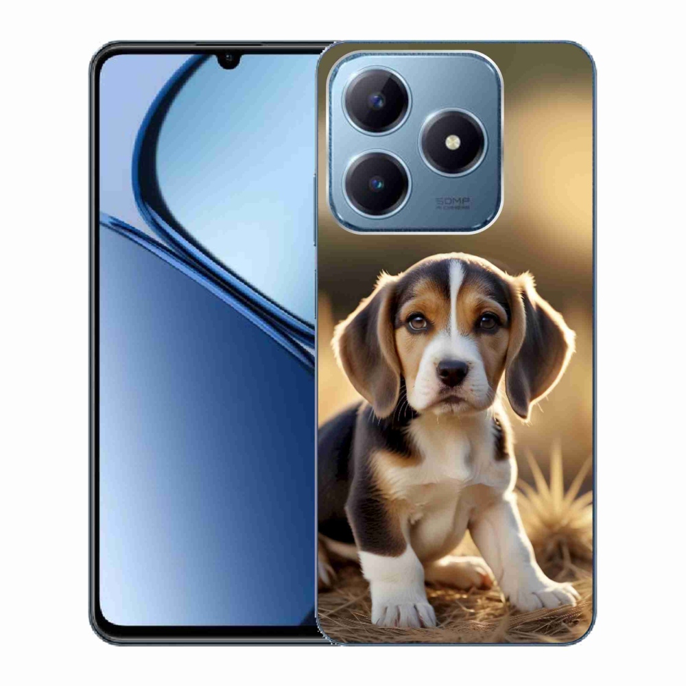 mmCase gél tok a Realme C63-hoz – aranyos beagle