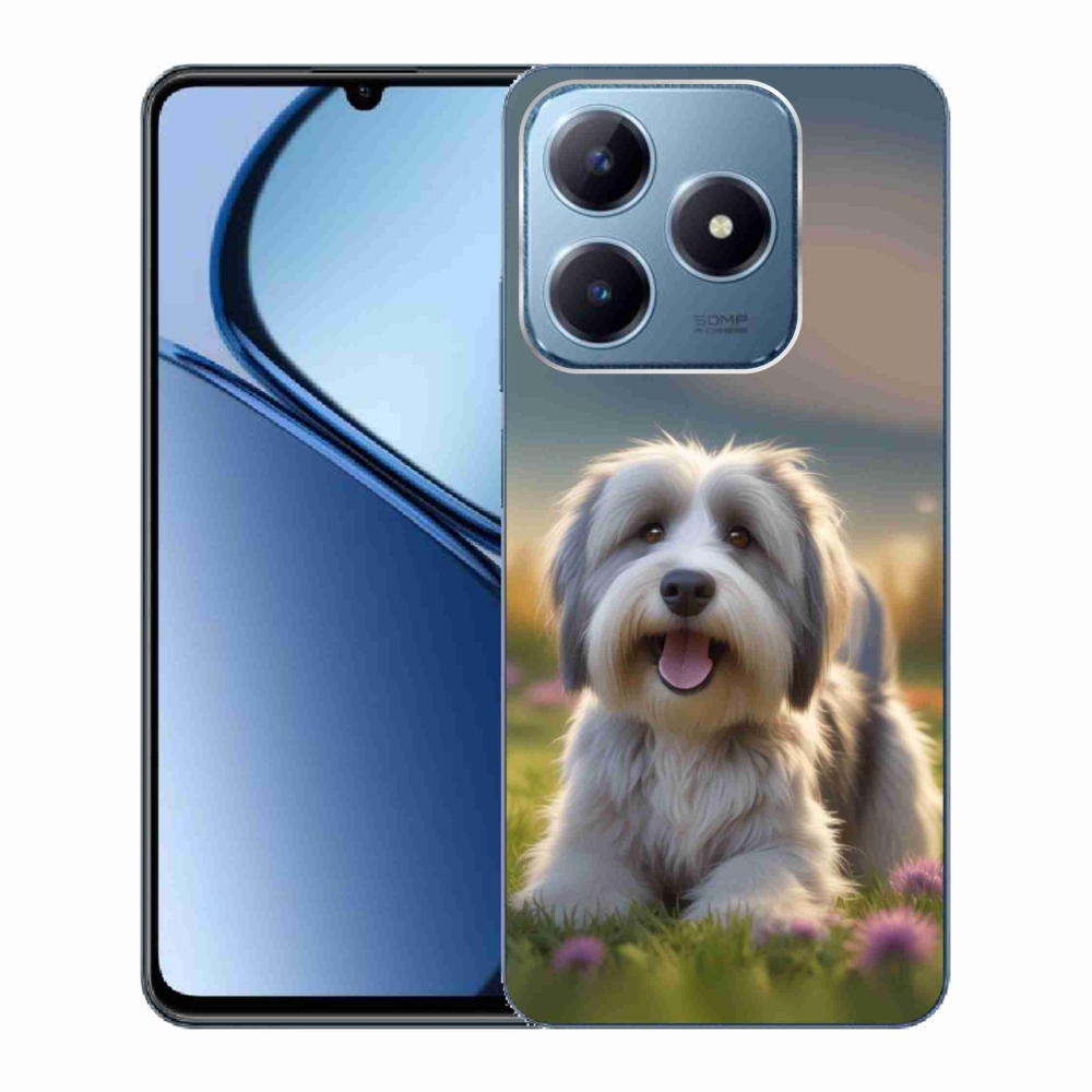 mmCase gél tok a Realme C63-hoz – aranyos havannai kutyus