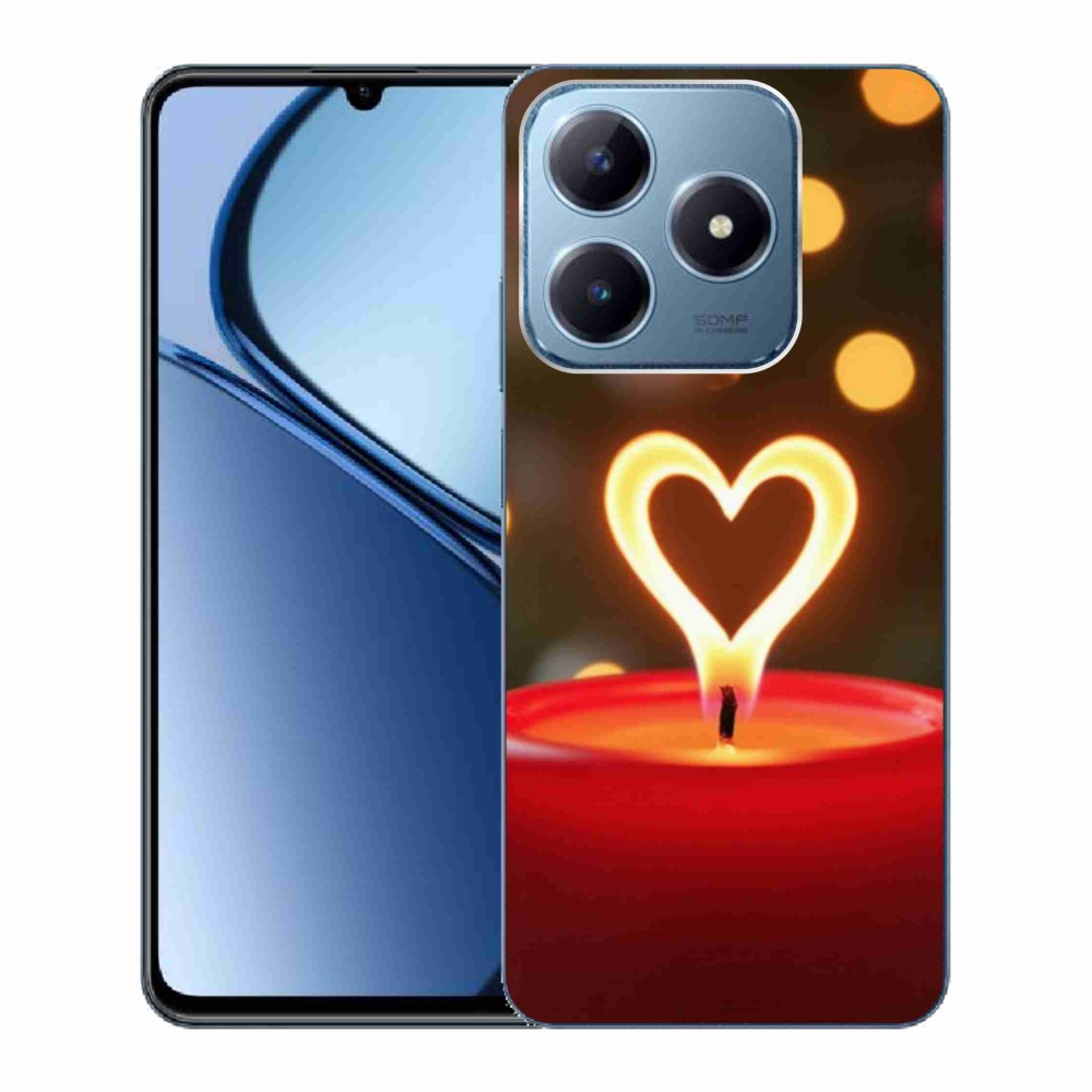 mmCase géltok a Realme C63-hoz – lángoló szív