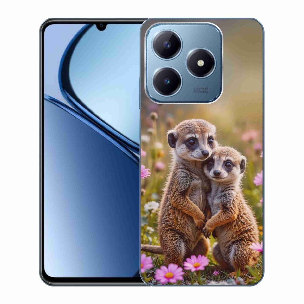 mmCase gélhuzat a Realme C63-hoz – szurikáta-duó