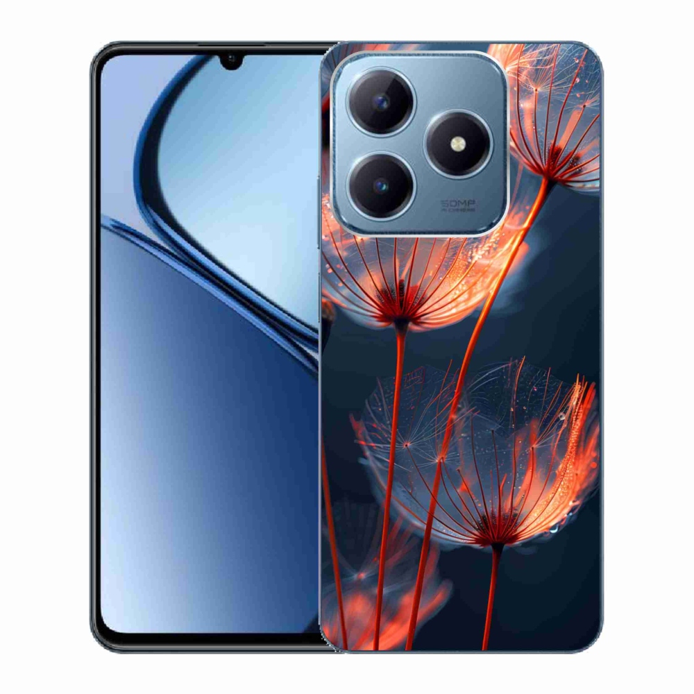 mmCase gél tok a Realme C63-hoz – világító szőrszálak