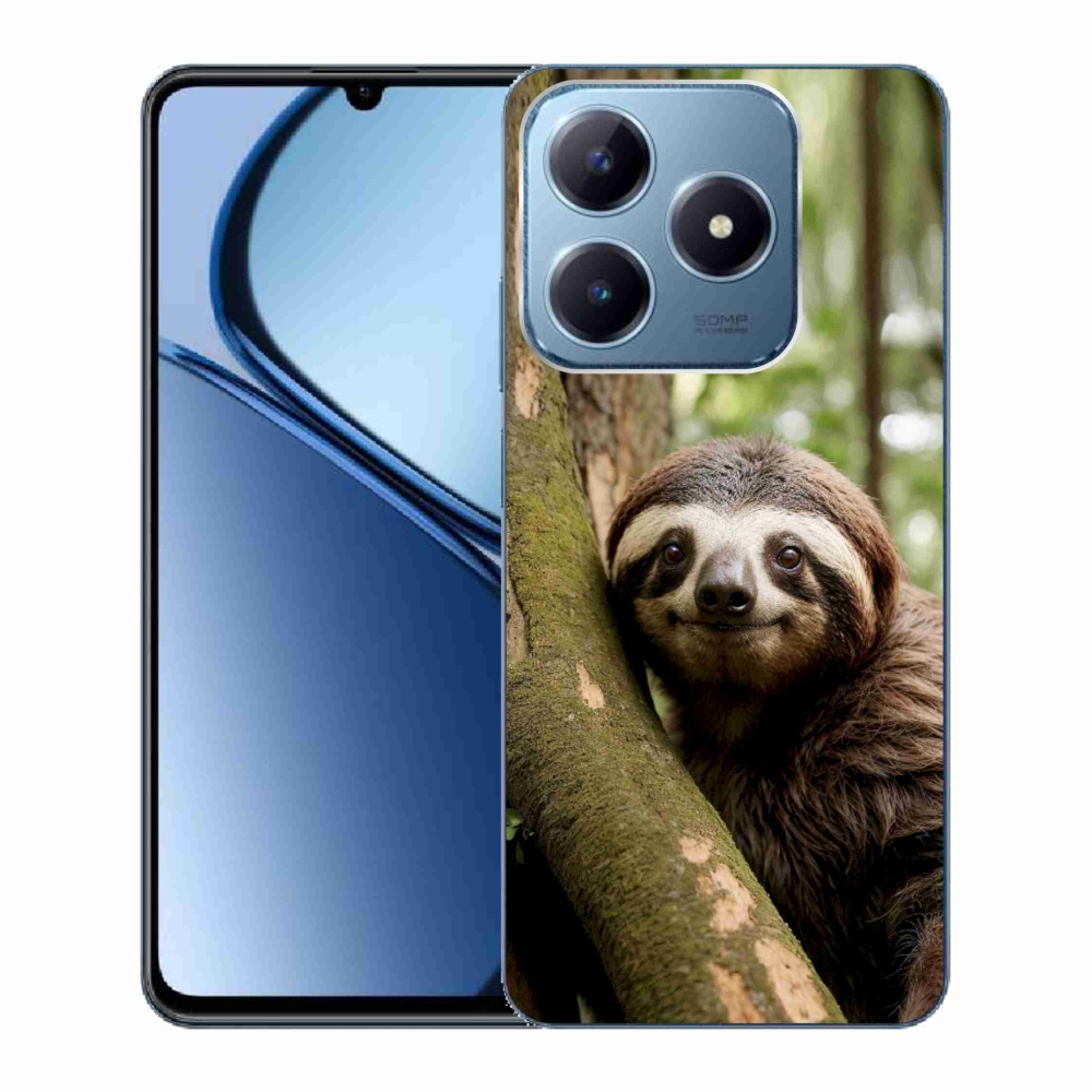 mmCase géltok a Realme C63-hoz – mosolygós lajhár