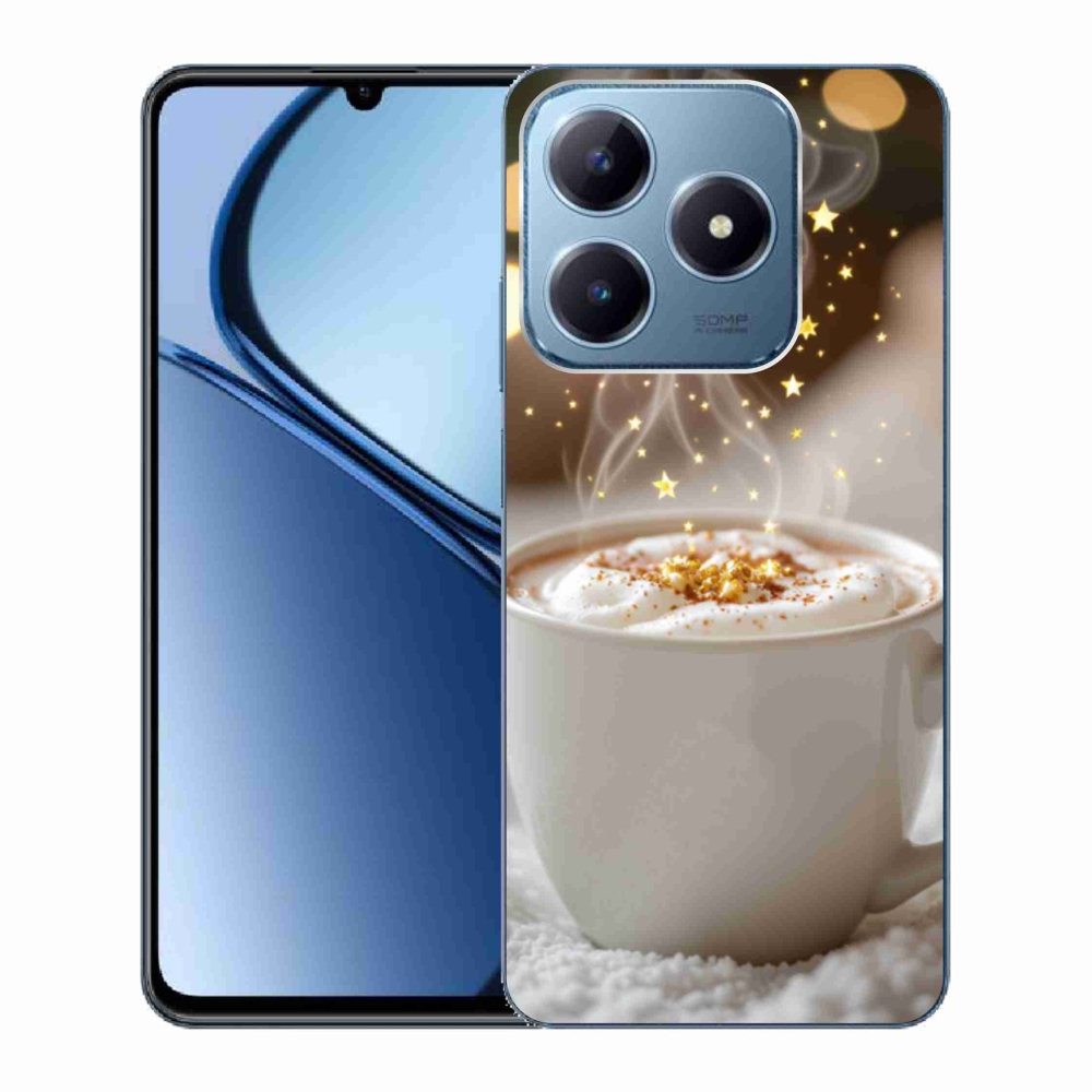 mmCase gél tok a Realme C63-hoz – karácsonyi forró ital