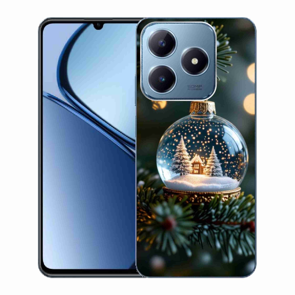 mmCase gél tok a Realme C63-hoz – karácsonyi gömb 2