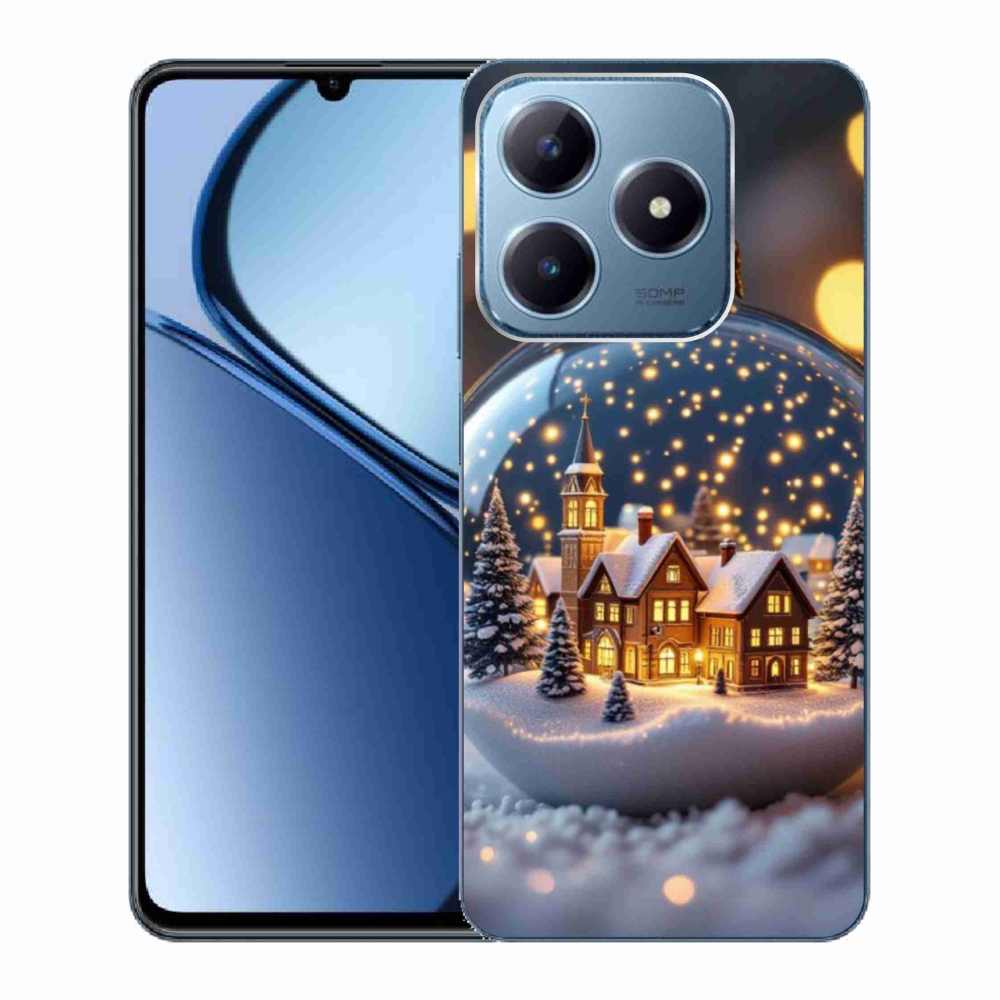 mmCase gél tok a Realme C63-hoz – karácsonyi gömb 4
