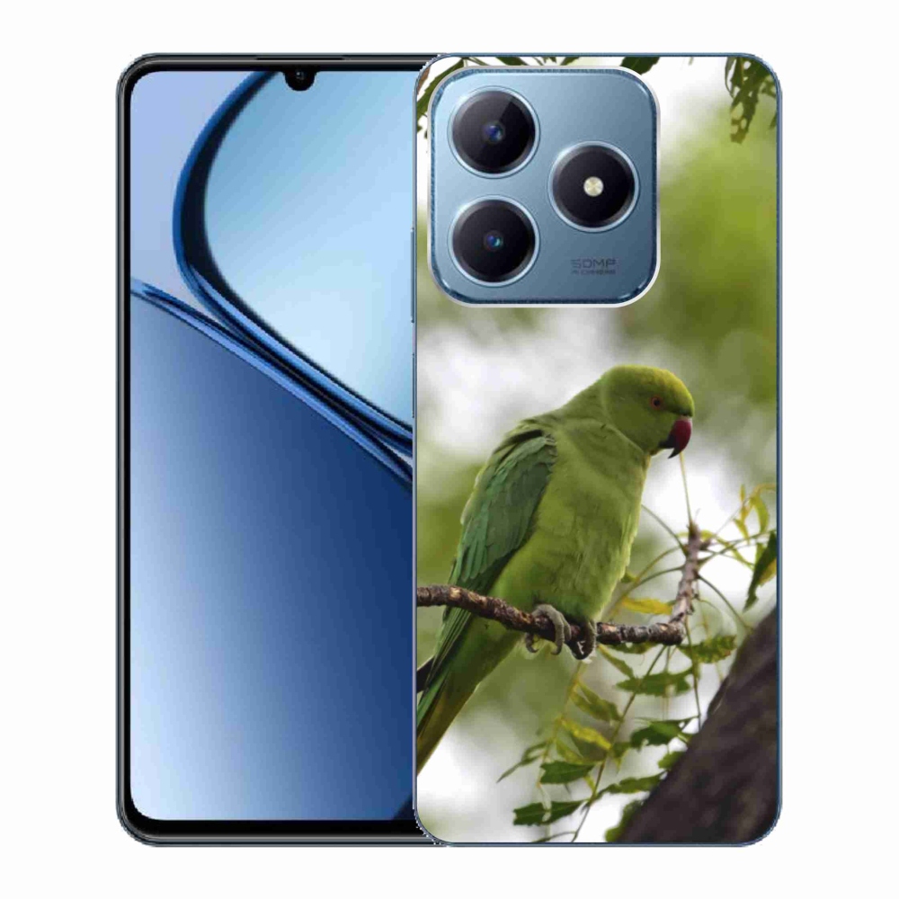 mmCase géltok a Realme C63-hoz – zöld papagáj