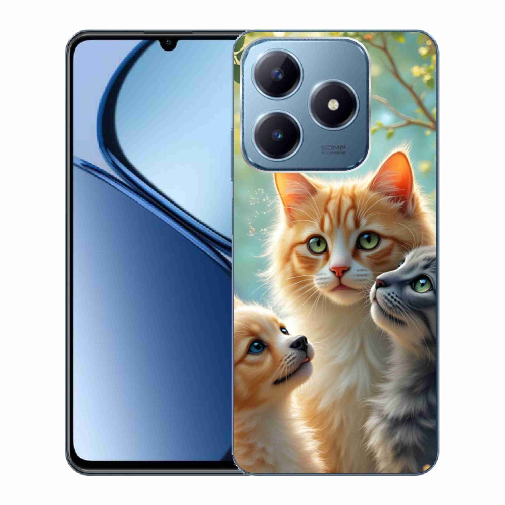 mmCase gélhuzat a Realme C63-hoz – Állati barátság 2