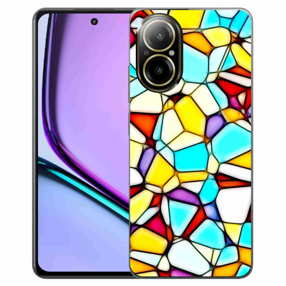 mmCase gélhuzat a Realme C67-hez – absztrakt motívum 40
