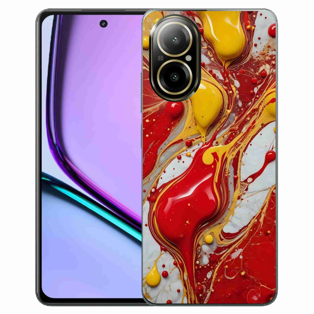 mmCase gélhuzat a Realme C67-hez – absztrakt motívum 42