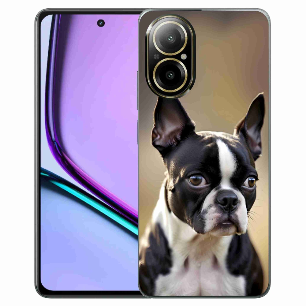 mmCase gél tok a Realme C67-hez – bostoni terrier
