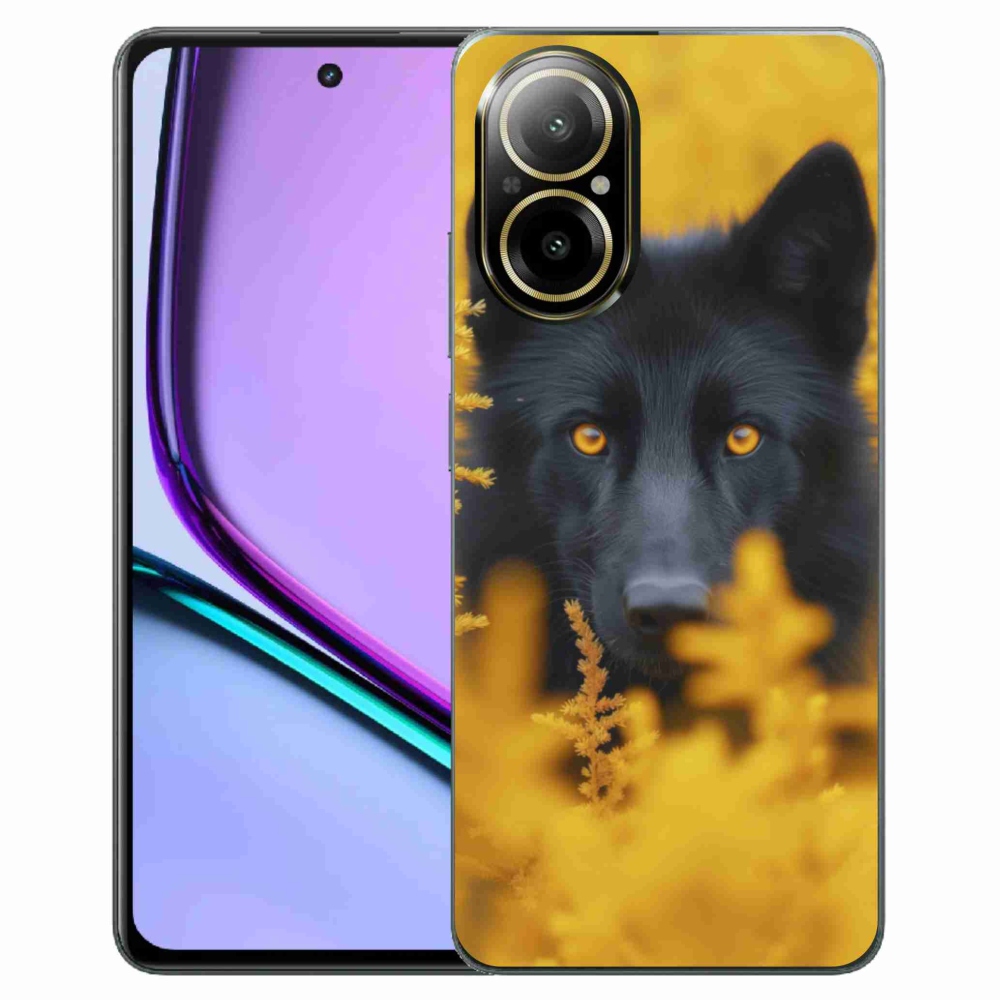 mmCase géltok a Realme C67-hez – fekete farkas 2