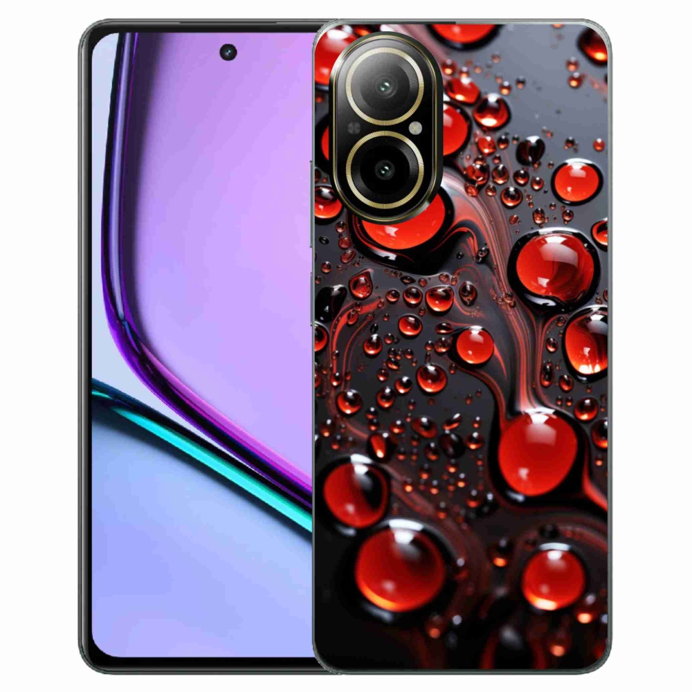 mmCase géltok a Realme C67-hez – piros cseppek 2