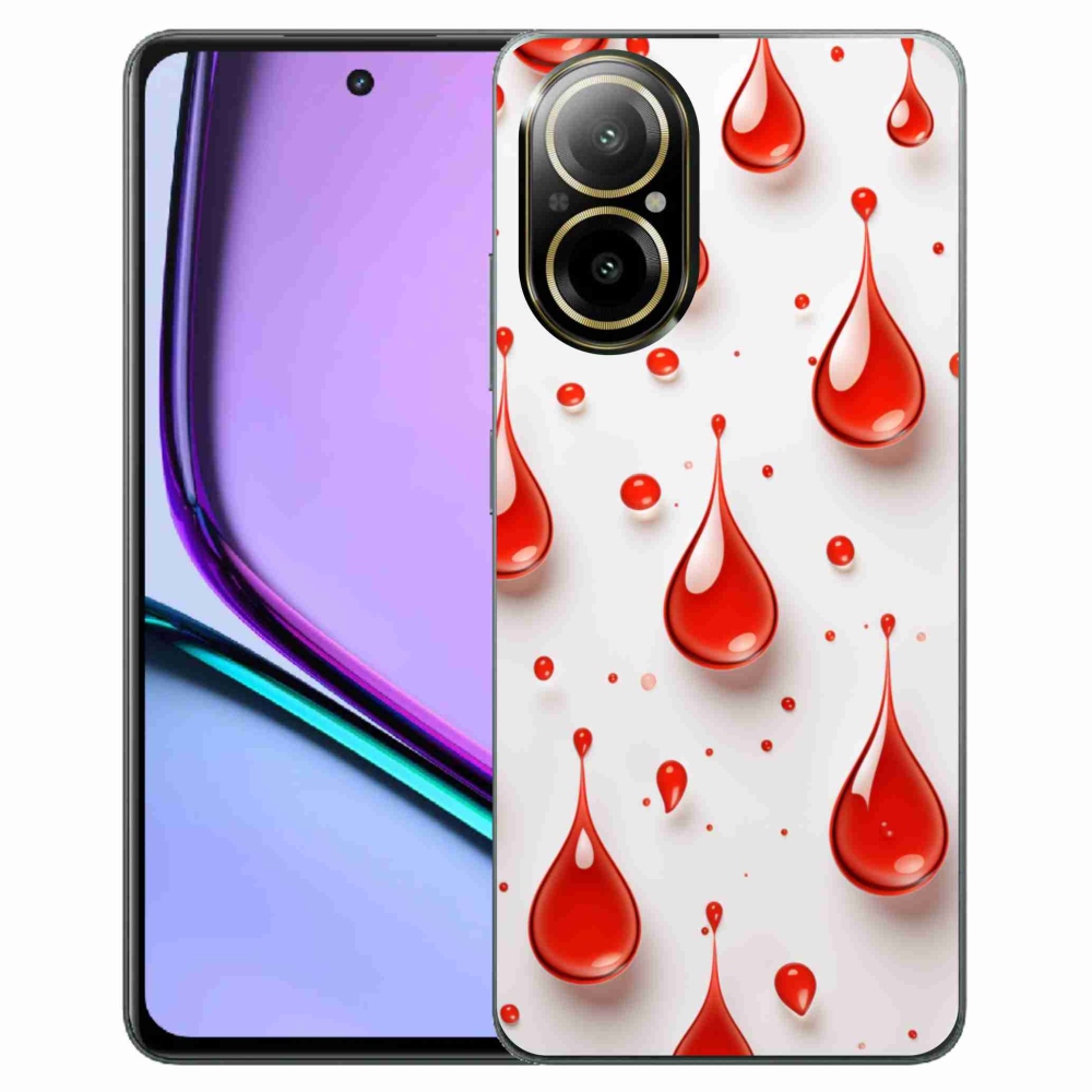 mmCase géltok a Realme C67-hez – piros cseppek