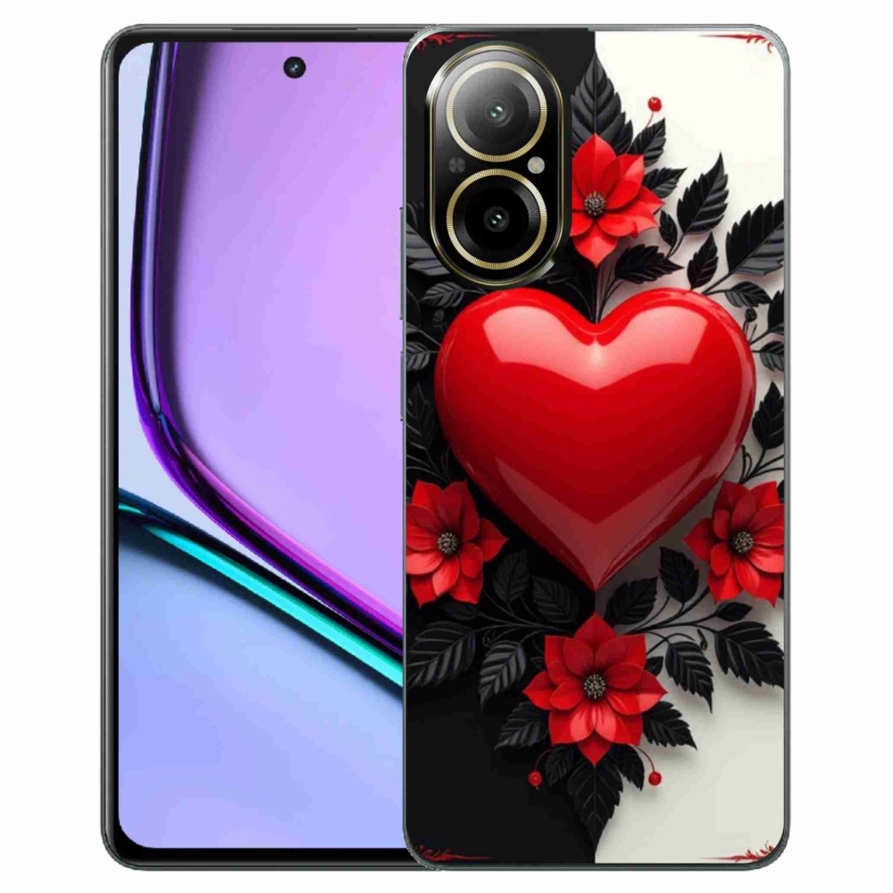 mmCase géltok a Realme C67-hez – piros szív