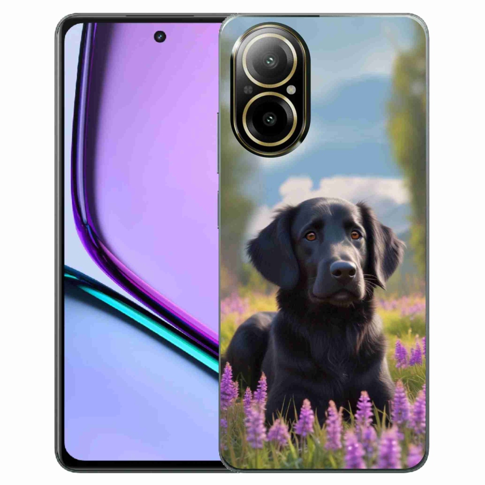 mmCase géltok a Realme C67-hez – elegáns fekete retriever